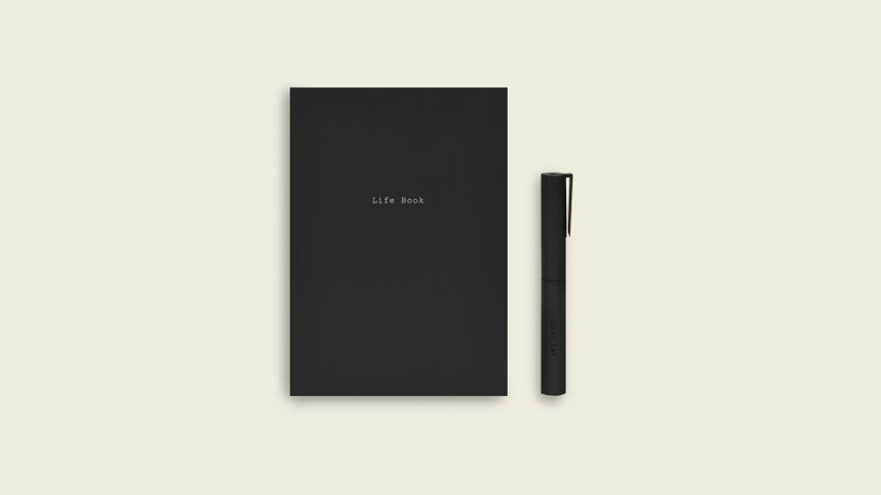 LIFE BOOK (Charcoal Black) - 笔记本/手帐 - 纸 黑色