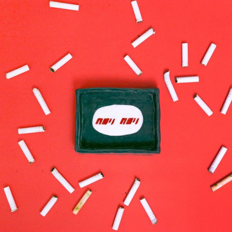 复古小方盒 - 花瓶/陶器 - 陶 绿色