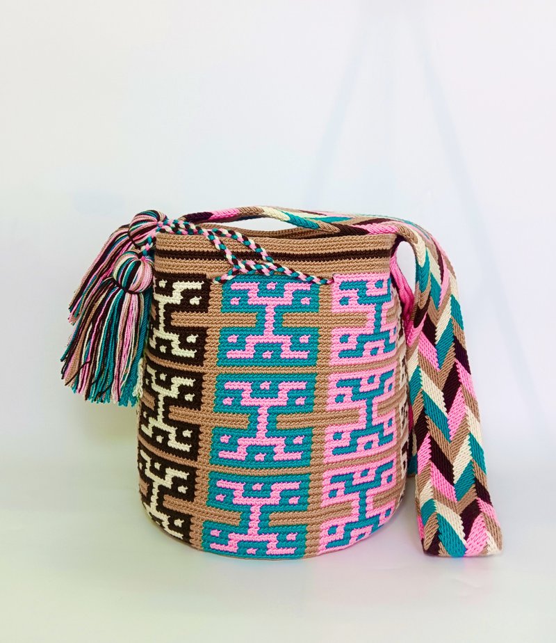 Waiyu 包，五色款式，柔和色调 - 侧背包/斜挎包 - 棉．麻 