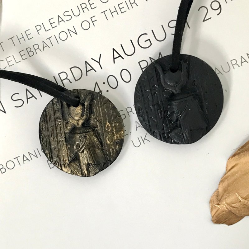 埃及文明系列 / 哈托尔头像 扩香石 - 香薰/精油/线香 - 石头 