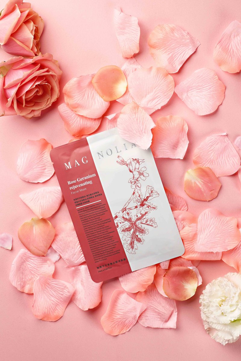 MAG NOLIA玫瑰天竺葵嫩白赋活面膜(单片) - 面膜/冻膜 - 精油 