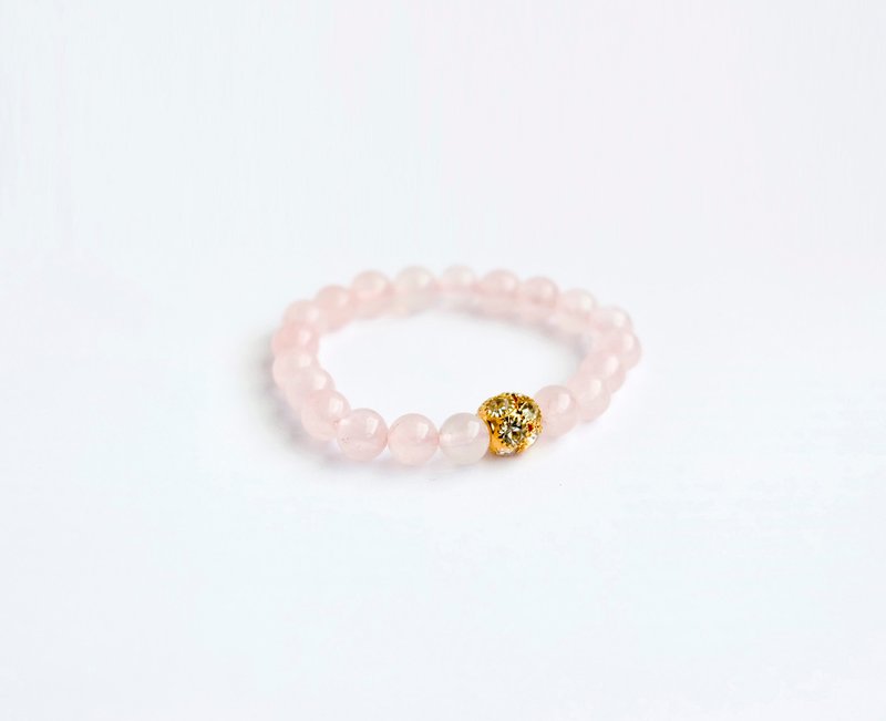 阿芙萝黛蒂(Aphrodite)的玫瑰#5 - 手链/手环 - 宝石 粉红色