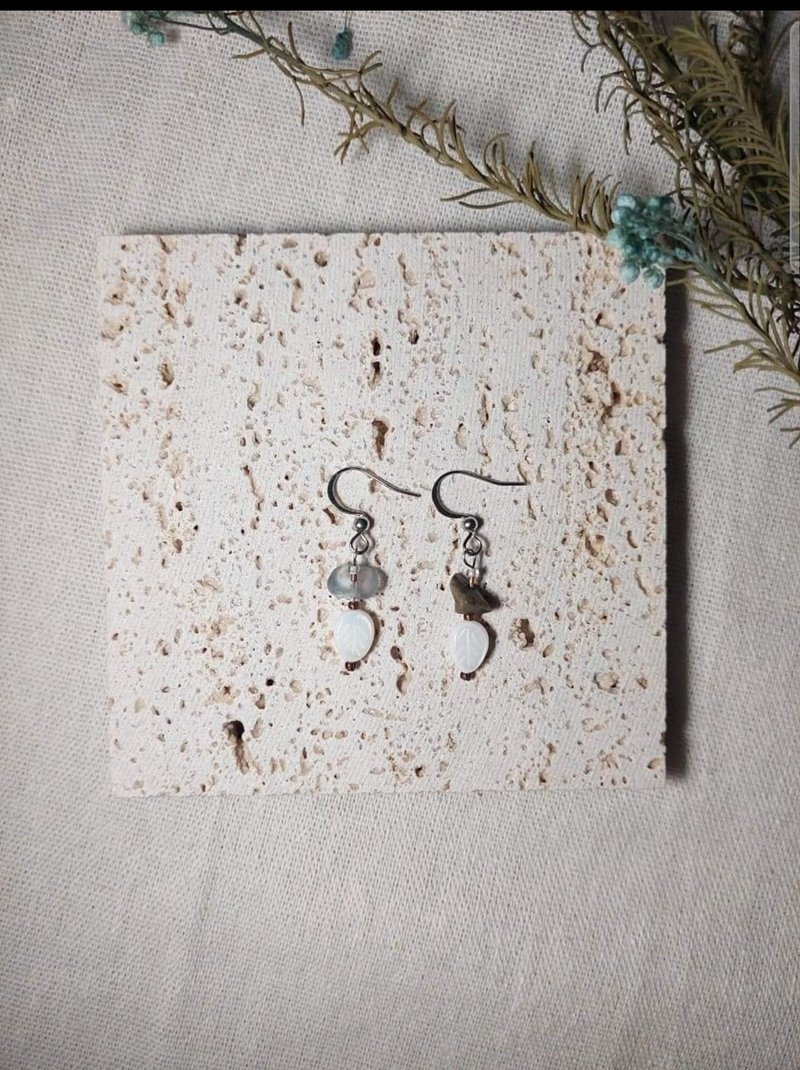 复古小清新耳环  耳勾  耳针  耳夹 - 耳环/耳夹 - 石头 