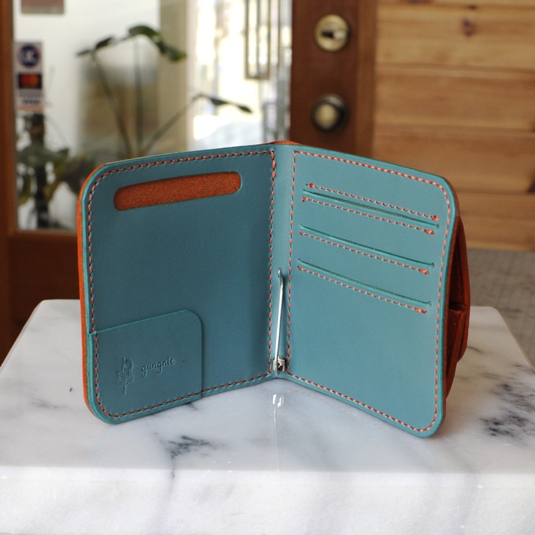 Money clip wallet B No.4 Buttero - 皮夹/钱包 - 真皮 多色