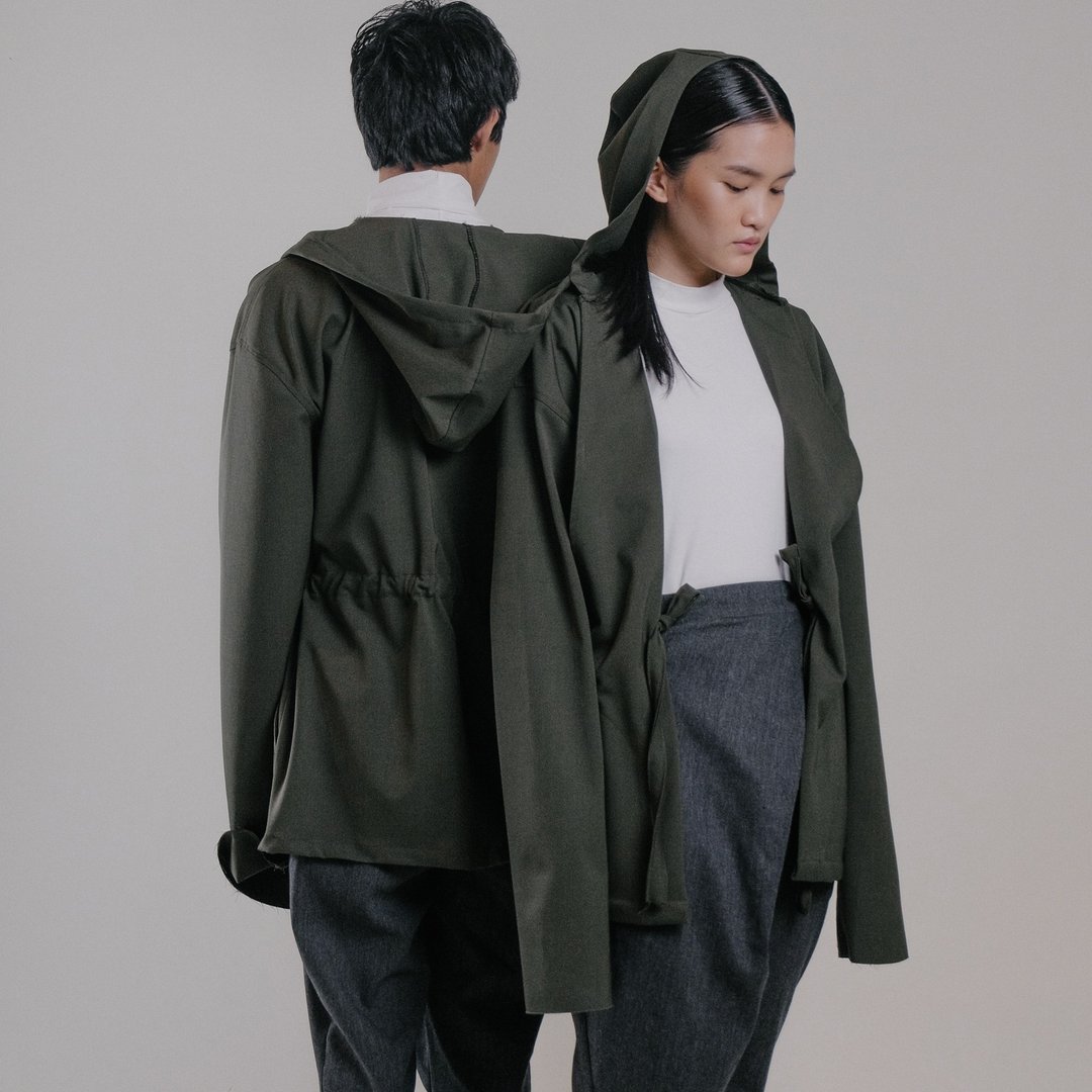 The Parka (军绿色) - 男装外套 - 棉 绿色