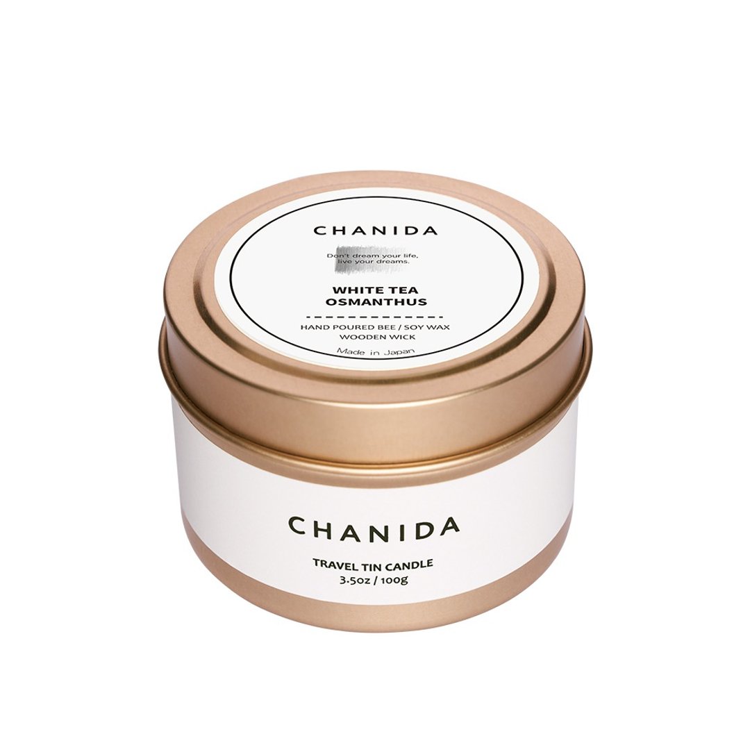CHANIDA/旅行锡罐蜡烛/白茶・桂花 - 香薰/精油/线香 - 其他材质 