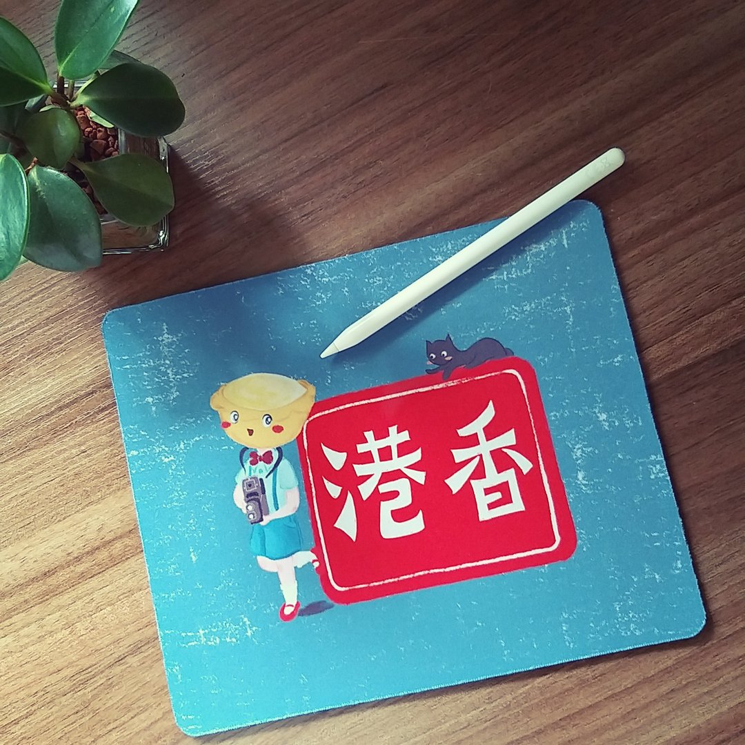 【The Old Days Of HK】鼠标垫 mouse pad - 鼠标垫 - 其他人造纤维 