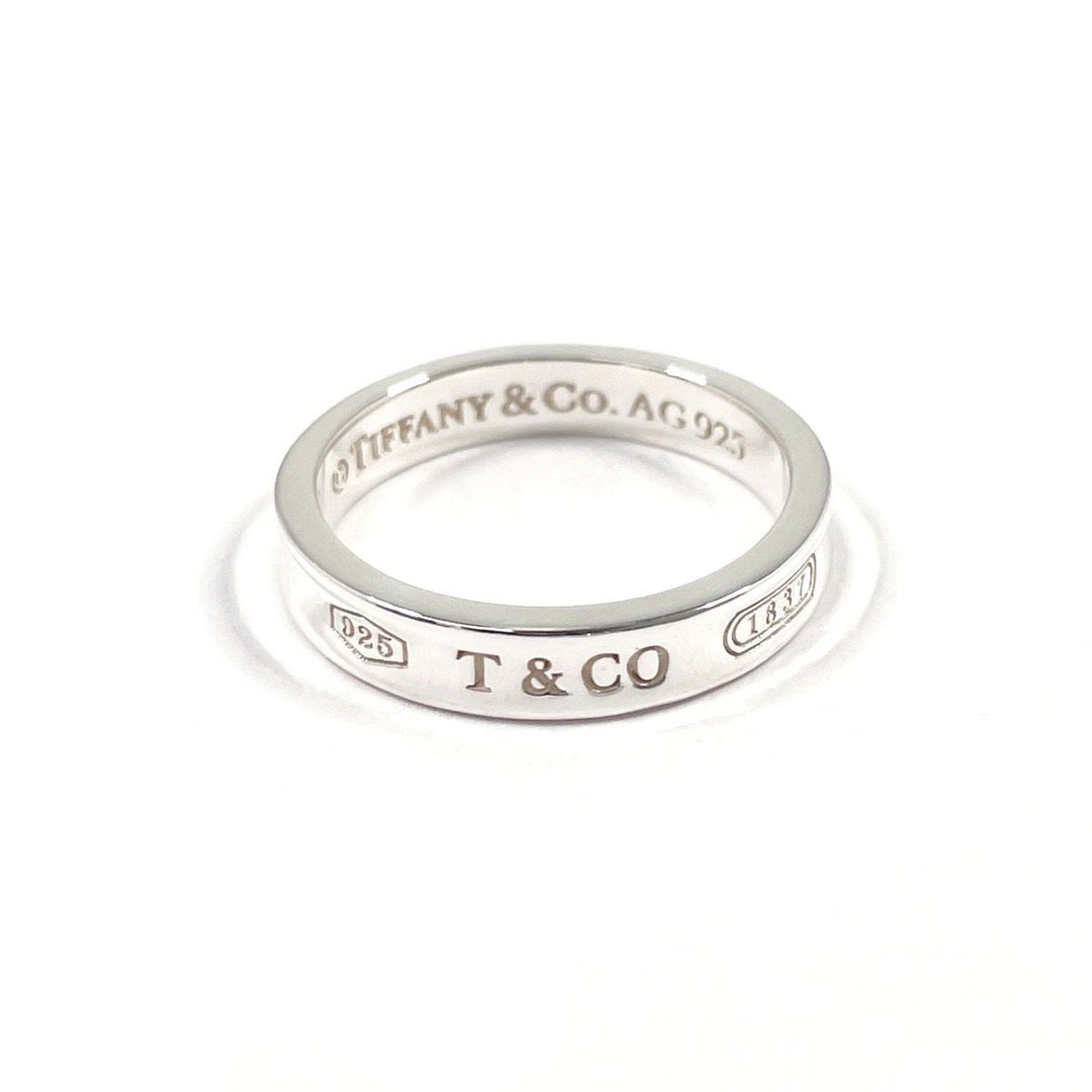 【日本直送 二手美品】14.5 号 蒂芙尼 TIFFANY&Co. 戒指 1837 纤细款 银 925 饰品 已重新抛光 - 戒指 - 纯银 银色