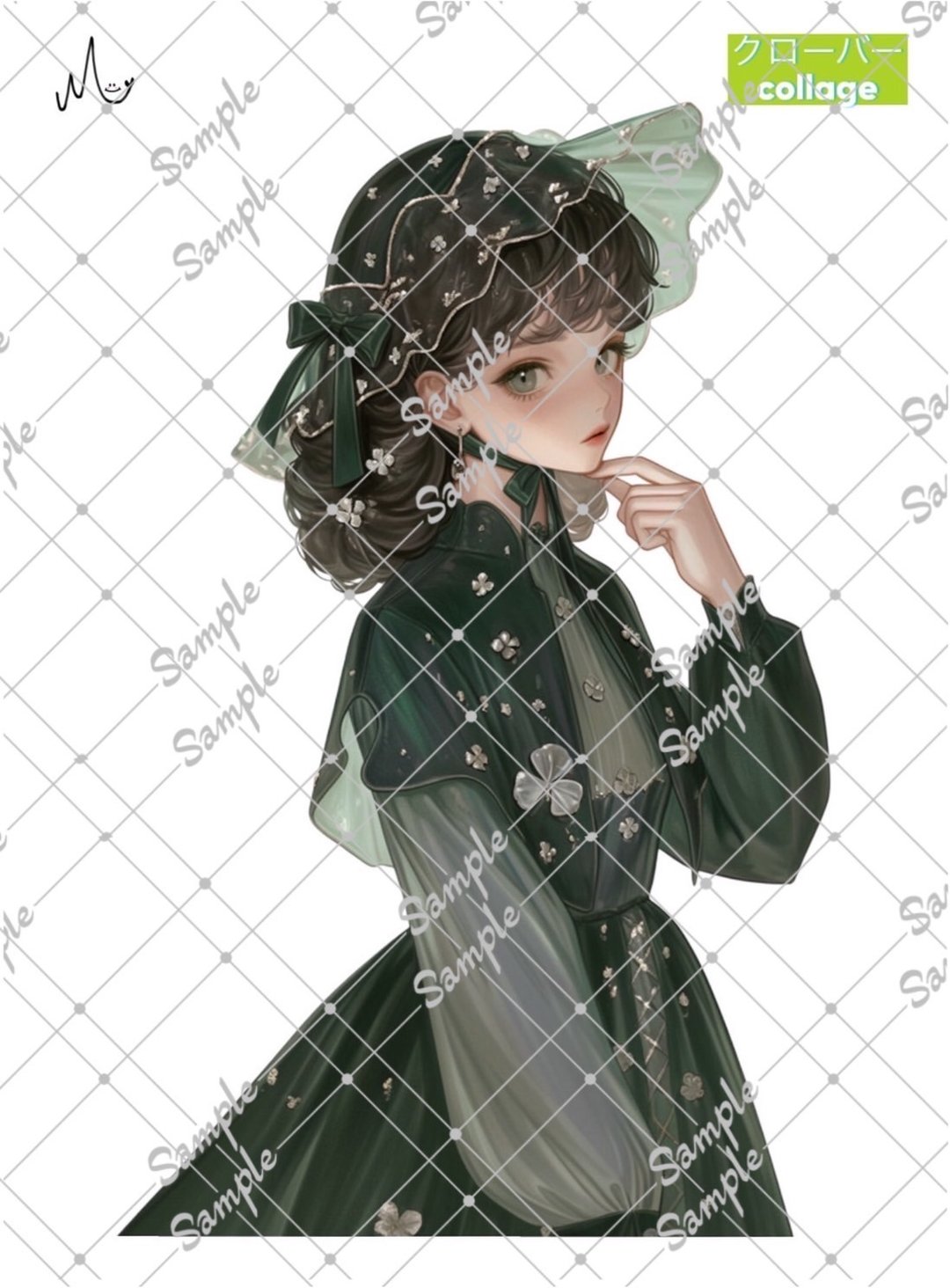原创人物贴纸 期间限定幸运草系列 至10月10日 - 贴纸 - 纸 