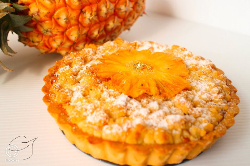 【金钻太阳花凤梨塔】 - 咸派/甜派 - 新鲜食材 黄色