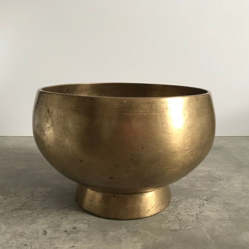 古董颂钵 Naga 圣杯 Singing Bowl 底轮声音疗愈冥想瑜伽放松 - 其他 - 其他金属 
