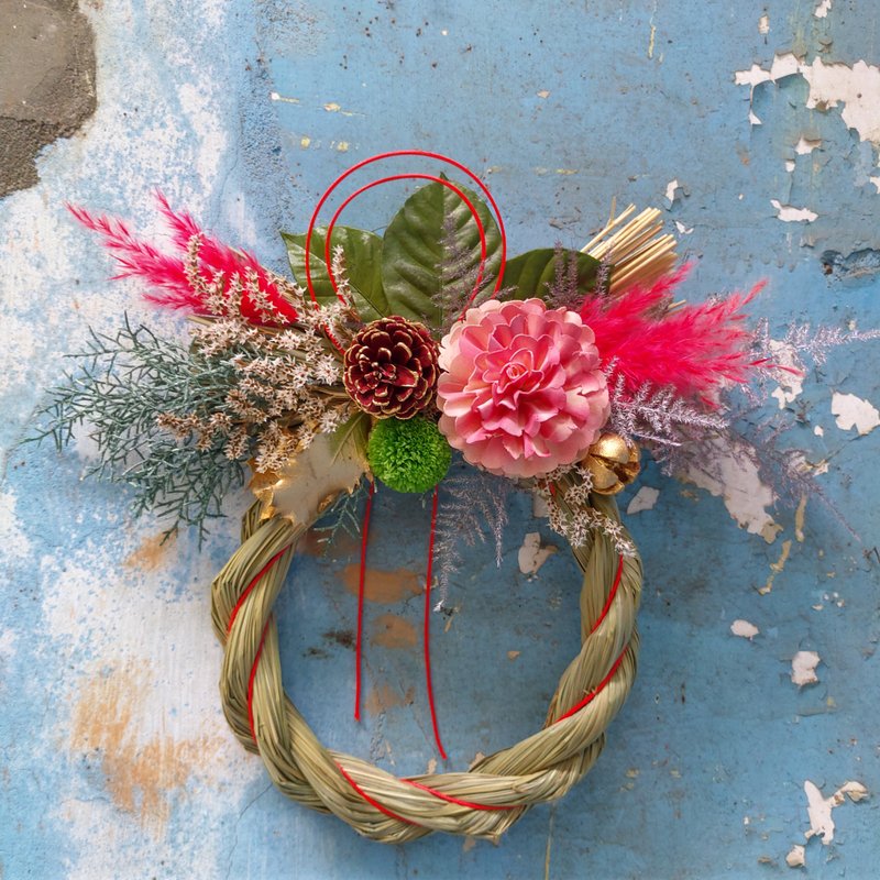 漫森态 干燥花注连绳 しめ縄 お正月饰り - 干燥花/捧花 - 植物．花 多色