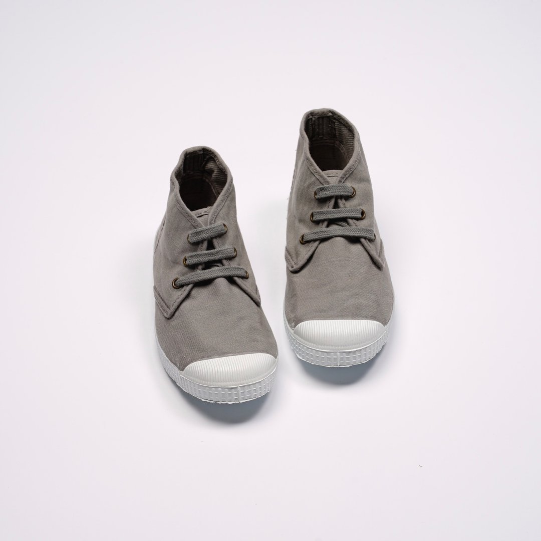 西班牙帆布鞋 CIENTA 60997 23 灰色 经典布料 童鞋 Chukka - 童装鞋 - 棉 灰色