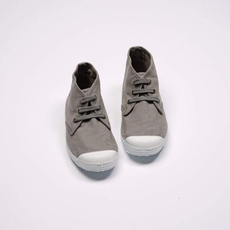 西班牙帆布鞋 CIENTA 60997 23 灰色 经典布料 童鞋 Chukka - 童装鞋 - 棉 灰色