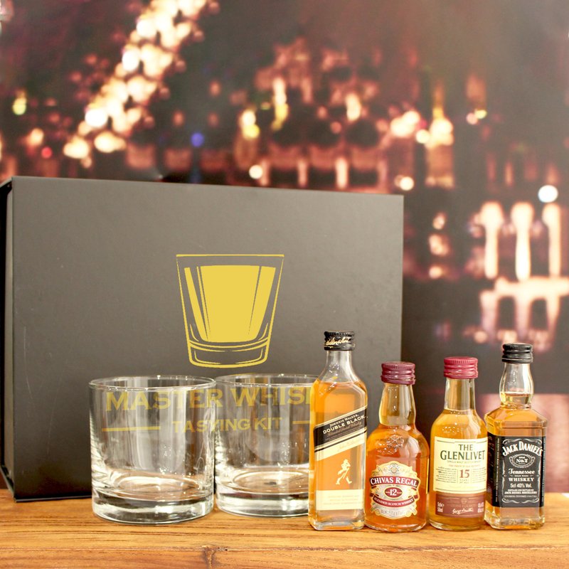 Master Whisky Tasting Kit |威士忌大师品鉴套装|含文字雕刻 - 酒类 - 玻璃 