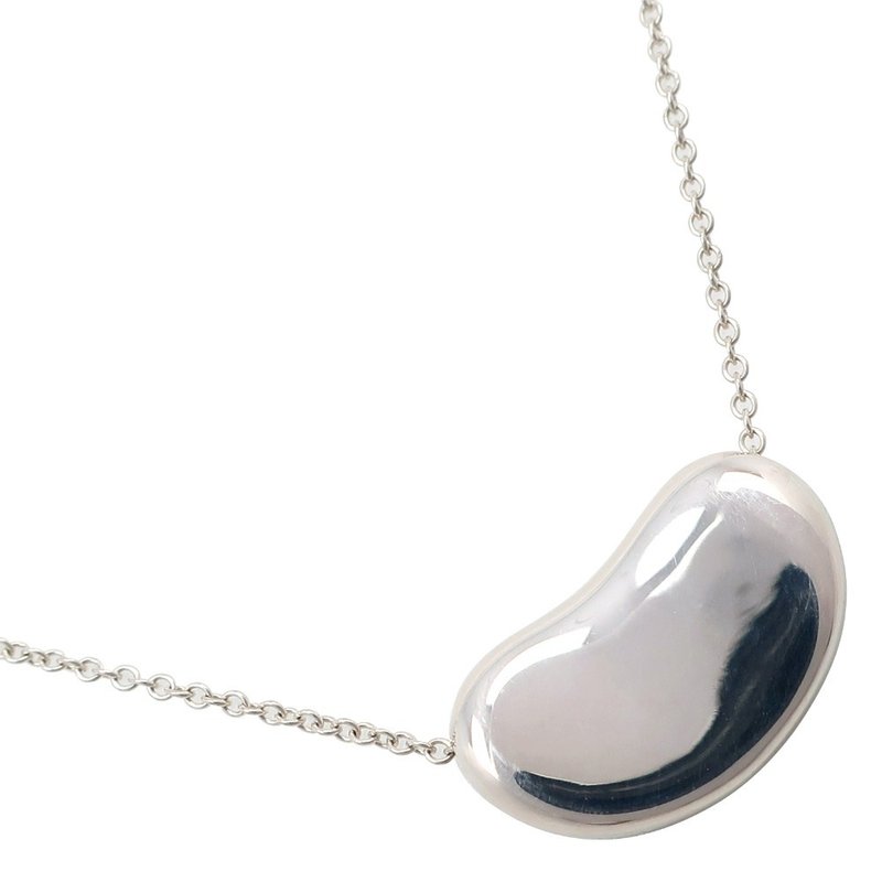 [日本直送] Tiffany & Co. Elsa Peretti Bean银，925 银，约 6.6 克，女士适用 [二手] - 项链 - 银 银色