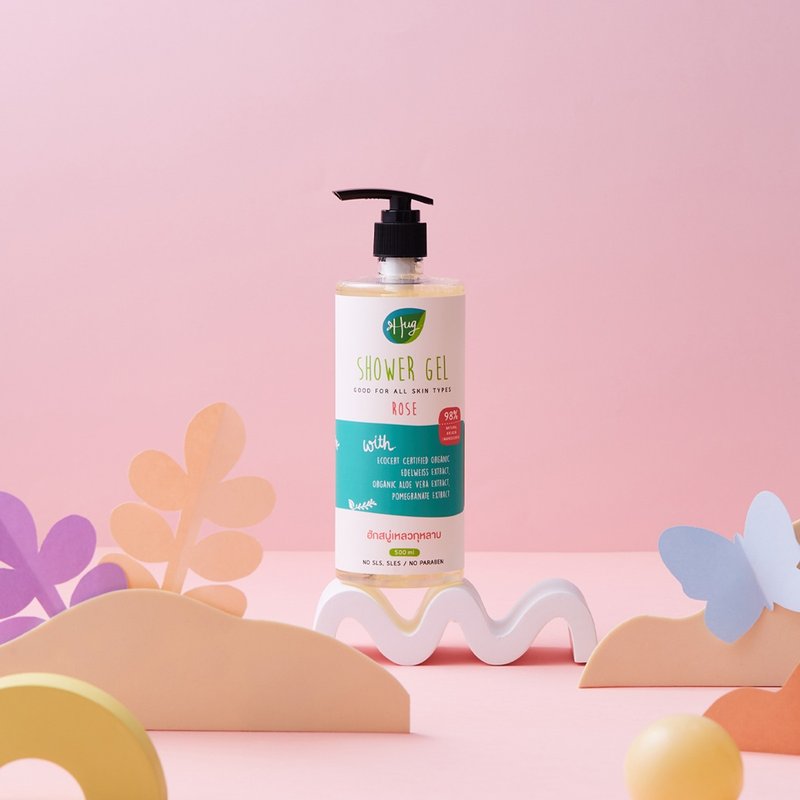 HUG : 玫瑰沐浴露 — Hug Rose 沐浴露，容量 500ml - 沐浴用品 - 其他材质 多色
