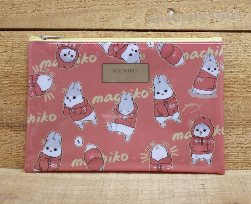 【拉链袋】 ㄇㄚˊ几中拉链袋(红色帽T款)940811 - 化妆包/杂物包 - 塑料 透明