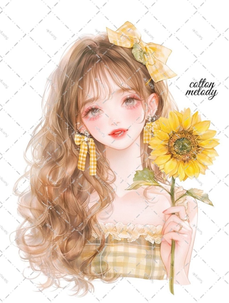 原创贴纸 no.5866 人物贴纸 原创贴纸 人物贴纸 女孩贴纸 原创人物贴纸 - 贴纸 - 纸 