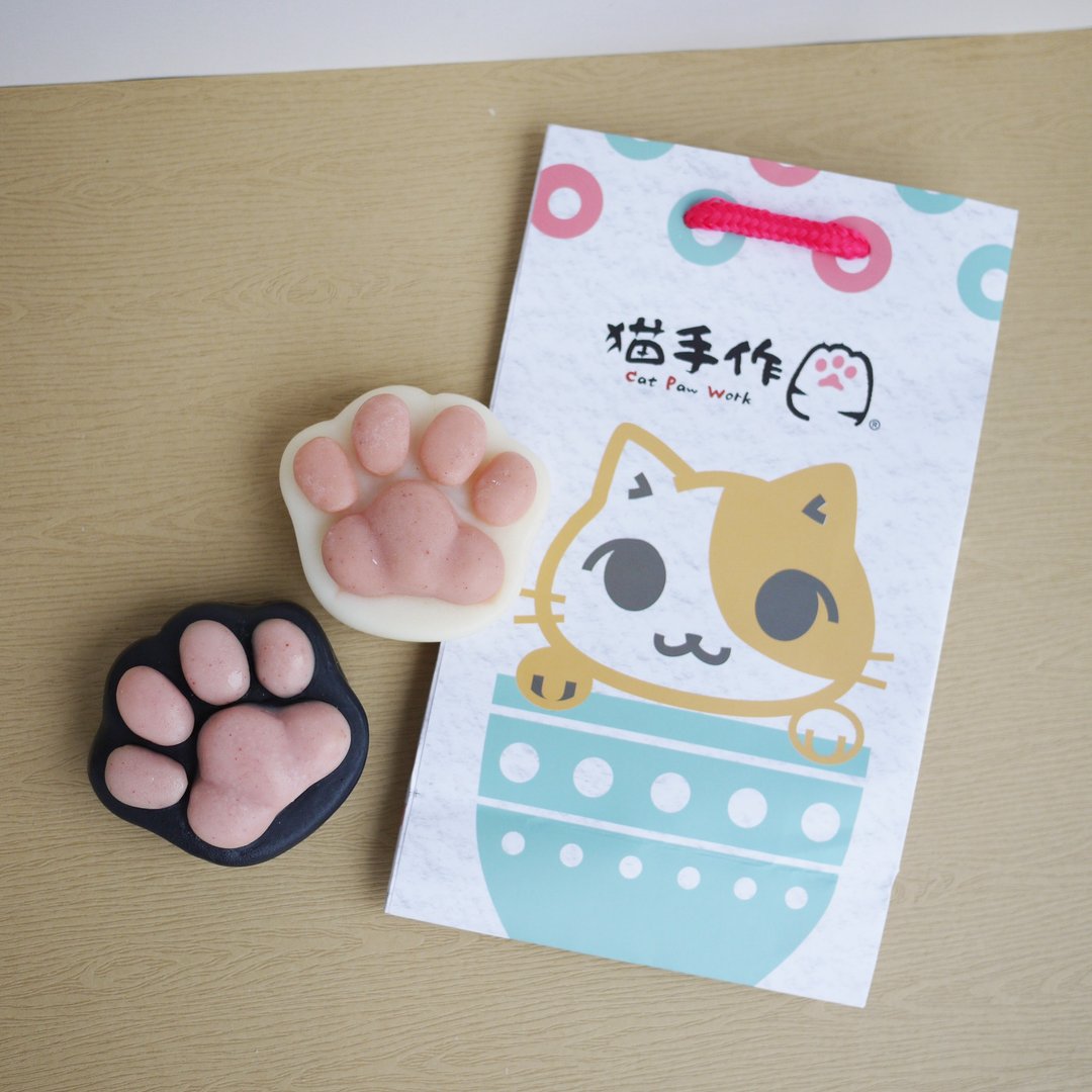 手牵手猫掌皂礼物组 | 猫手作 | 婚礼小物、纪念品 - 沐浴用品 - 植物．花 
