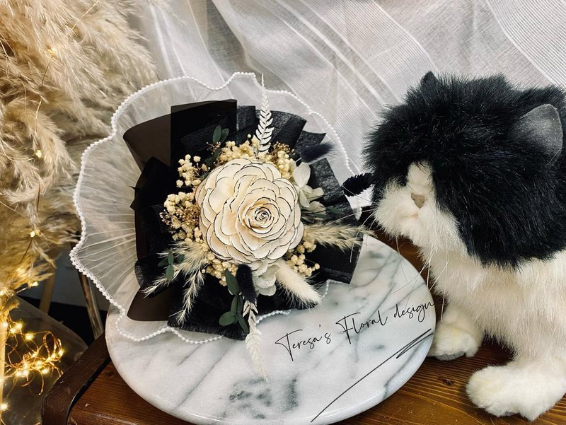 小香风索拉花花束 - 干燥花/捧花 - 植物．花 