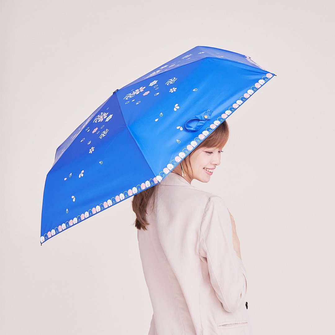 【自动伞】轻收防晒自动伞 落雨-珊瑚粉 - 雨伞/雨衣 - 碳纤维 粉红色
