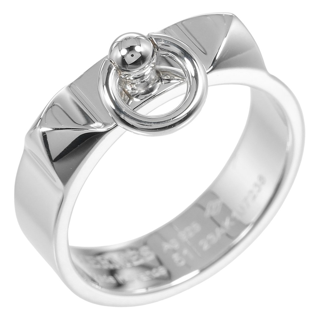 【日本直送】爱马仕 HERMES Collier de Chien 11号 戒指 银 925 约 4.6g 女仕【二手】 - 戒指 - 银 银色