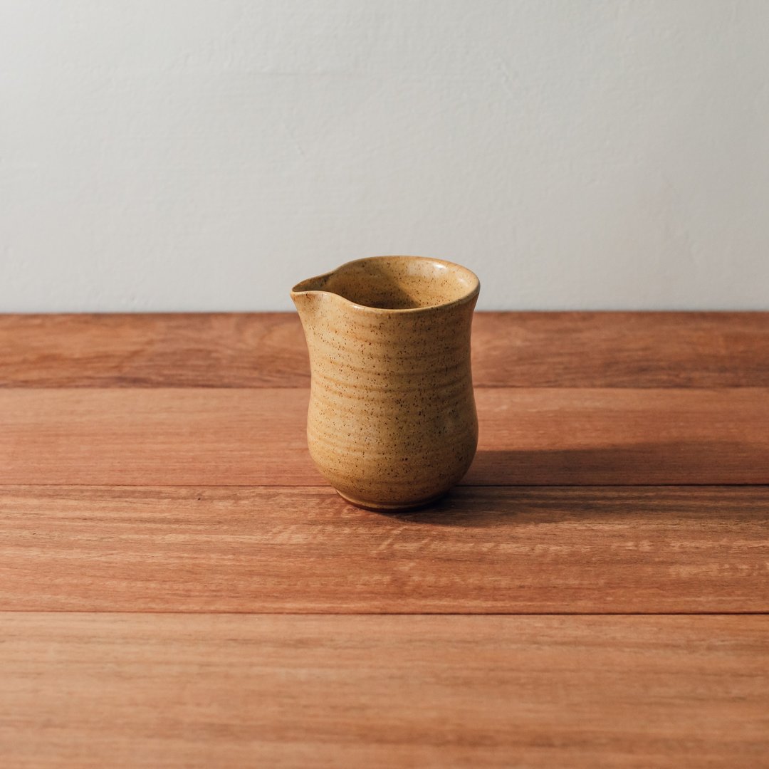 黄底红斑铁釉茶海 - 茶具/茶杯 - 陶 