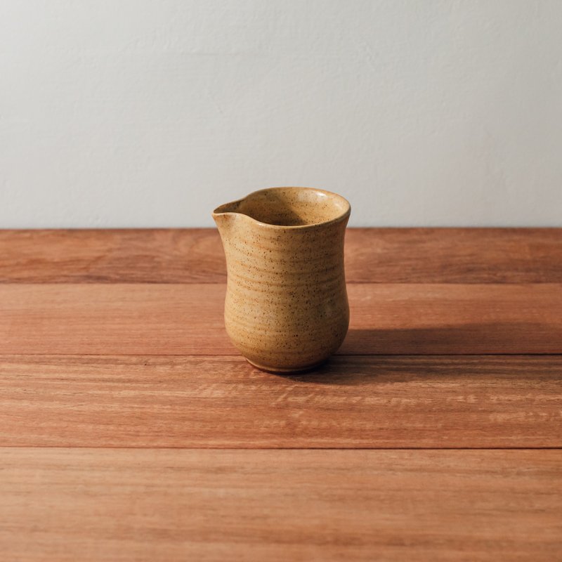 黄底红斑铁釉茶海 - 茶具/茶杯 - 陶 