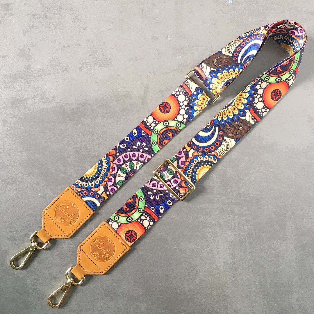 Mix Bohemian Bag Strap - 其他 - 棉 橘色