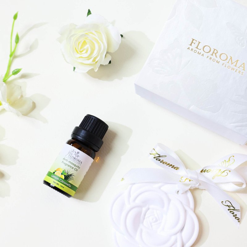 防蚊扩香套装 - 香薰/精油/线香 - 其他材质 白色