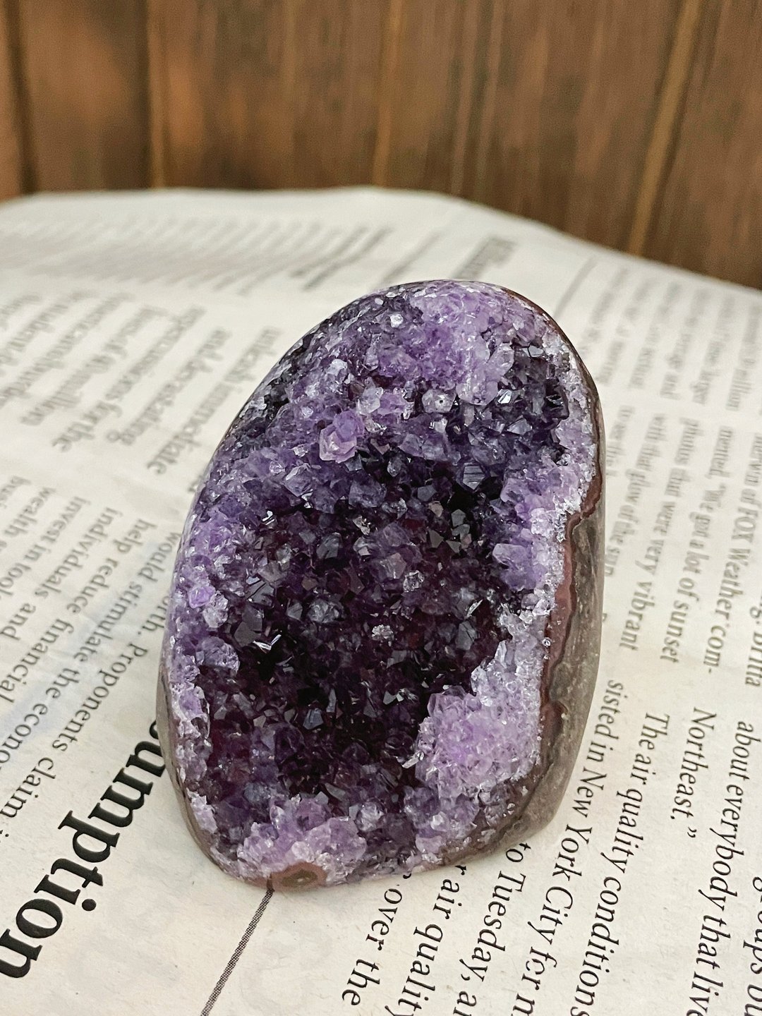 能量摆件 天然紫晶 消磁 净化 财富 贵人 紫晶镇 - 摆饰 - 水晶 紫色
