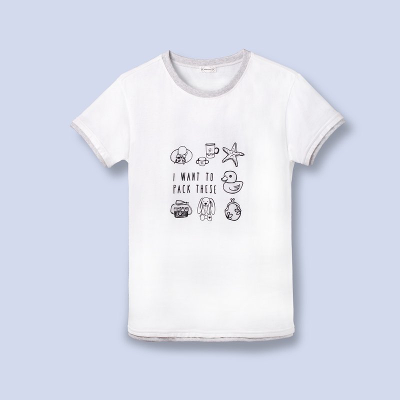 灰/白T-SHIRT/人人都是设计师  亲子装 - 其他 - 棉．麻 