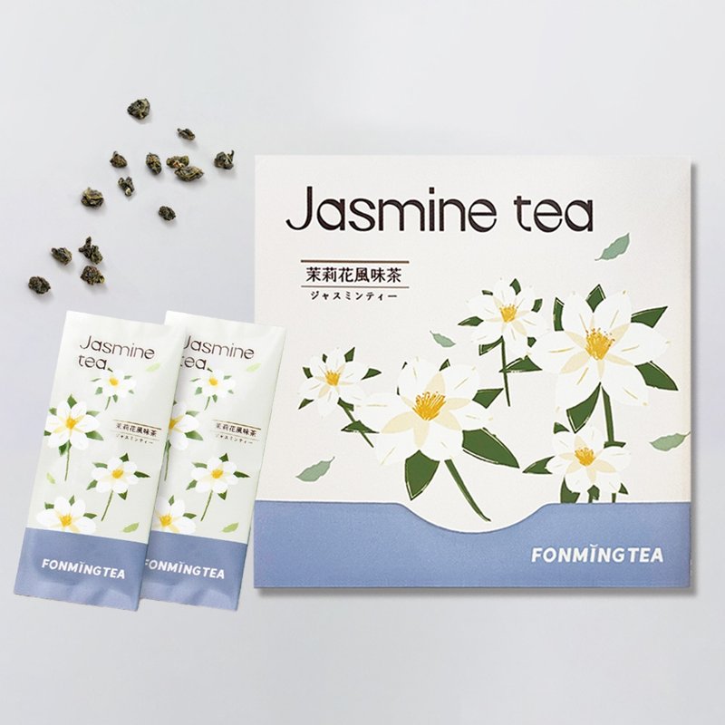 茉莉风味乌龙茶JASMINE OOLONG TEA 原片茶叶定量6入 ESG设计纸盒 - 茶 - 其他材质 
