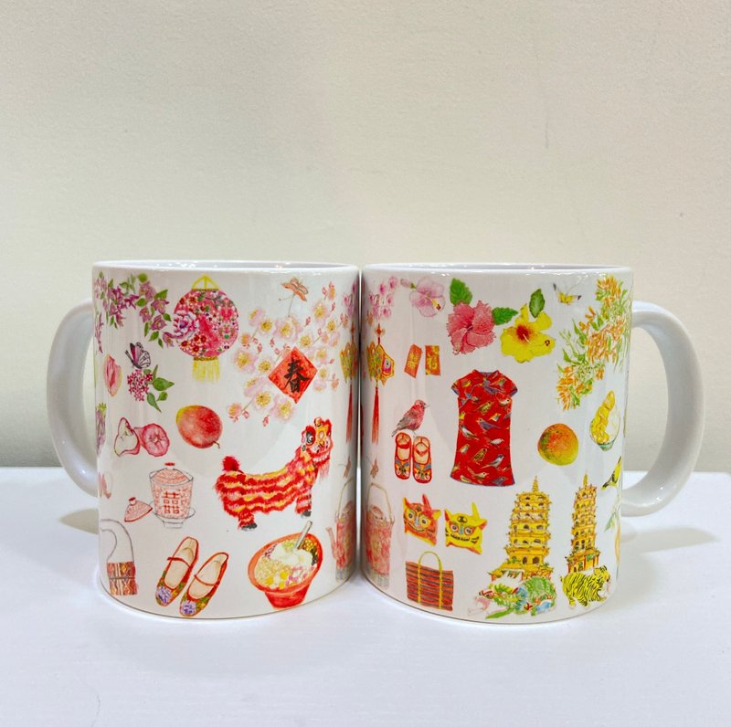 马克杯  台湾红 - 咖啡杯/马克杯 - 陶 红色