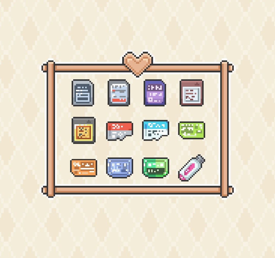 Twitch小奇点及订阅者徽章/忠诚徽章套图/像素风/游戏卡带 - Logo 设计/图案设计 - 其他材质 