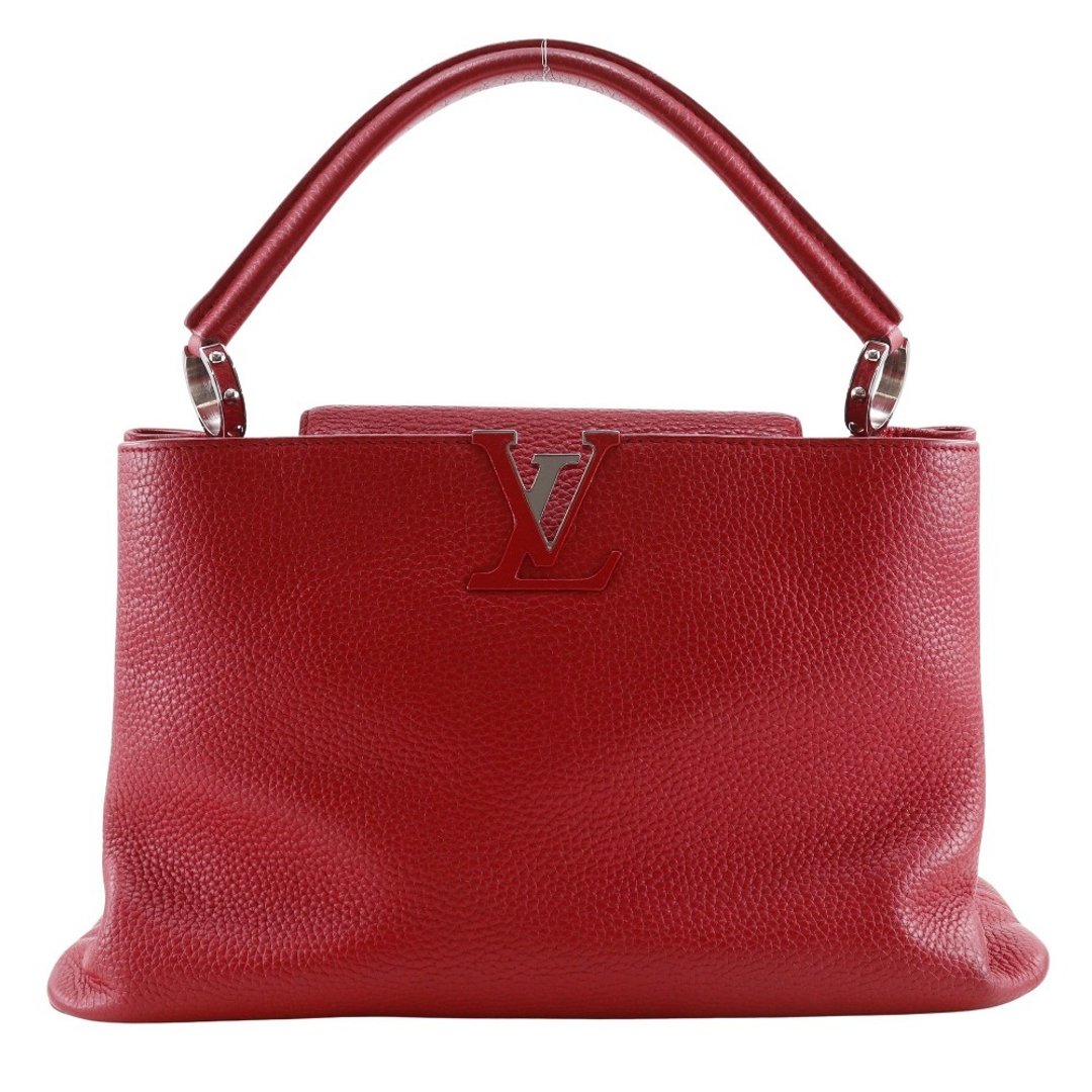 【日本直送】路易威登 LOUIS VUITTON Capucines MM 手提包 Parnasséa M94412 × 牛皮 红色 TR2125 【二手】 - 手提包/手提袋 - 真皮 红色
