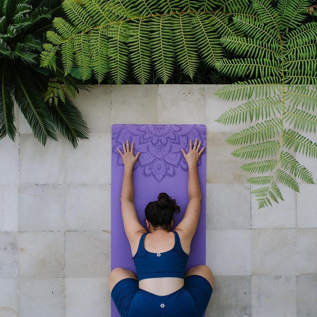 【Yoga Design Lab】Flow Mat TPE环保瑜珈垫 6mm - Lavender - 瑜珈垫 - 环保材料 紫色