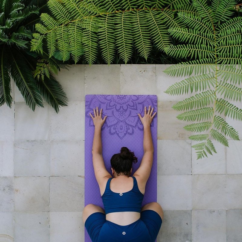 【Yoga Design Lab】Flow Mat TPE环保瑜珈垫 6mm - Lavender - 瑜珈垫 - 环保材料 紫色