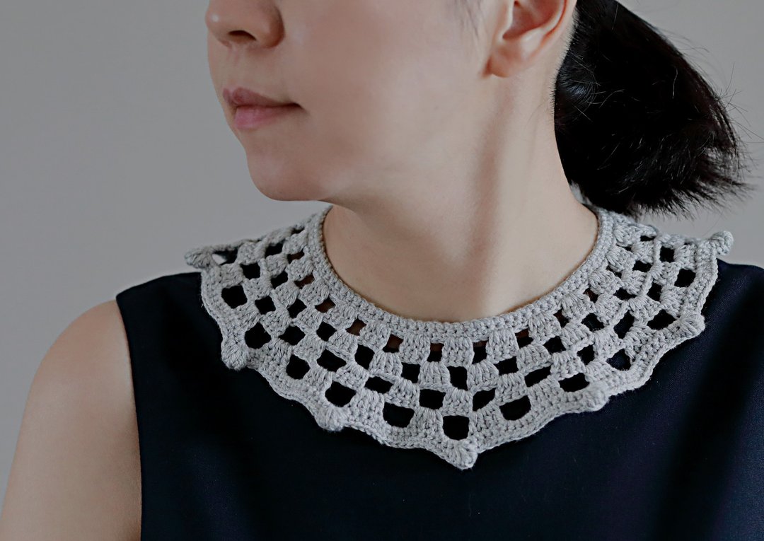 POPOPB 领子饰物 FRANK02 – LIGHT SILVER - 婴儿饰品 - 羊毛 
