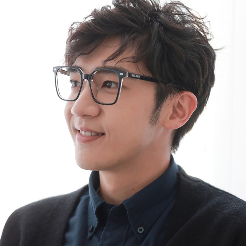 板材黑色粗框×FROMEYES 高折射滤蓝光眼镜 - 眼镜/眼镜框 - 其他材质 黑色