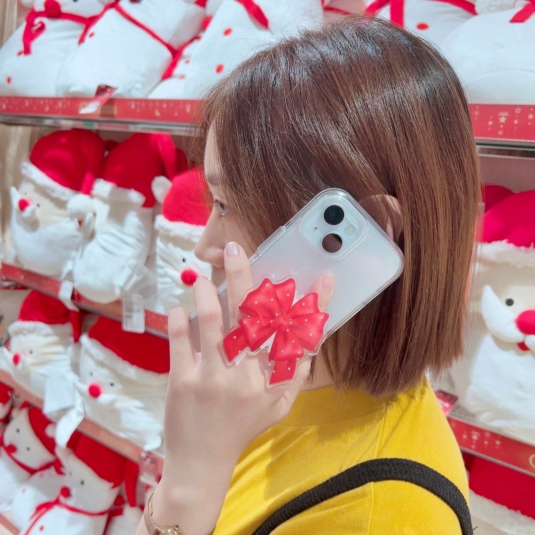 【手机壳&压克力支架】蝴蝶结 iPhone系列手机壳 PS150 - 手机壳/手机套 - 塑料 粉红色