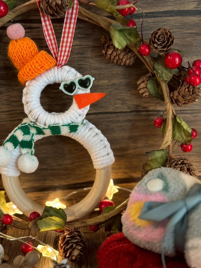 圣诞礼物擦手布-老公公/麋鹿/雪人+毛巾 手作课 - 毛巾浴巾 - 棉．麻 