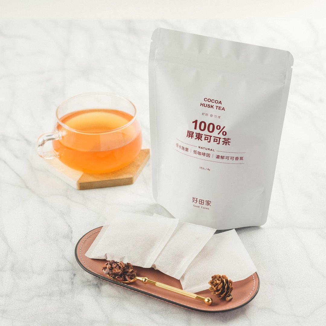 屏东可可茶 - 15茶包入 - 茶 - 新鲜食材 咖啡色