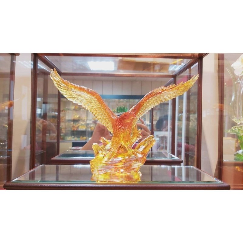琉璃 大展鸿图 开幕礼物 升迁送礼 退休礼品 退伍贺礼 新婚贺礼 - 其他 - 其他材质 金色