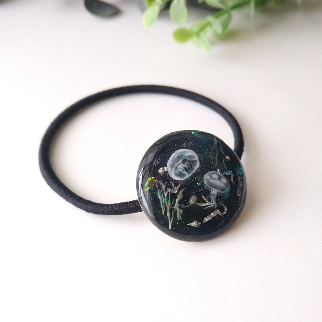 jellyfish hair rubber - 发饰 - 树脂 蓝色