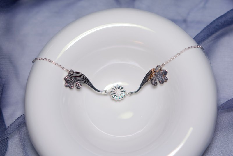 云朵图腾 - 项链 - 纯银 