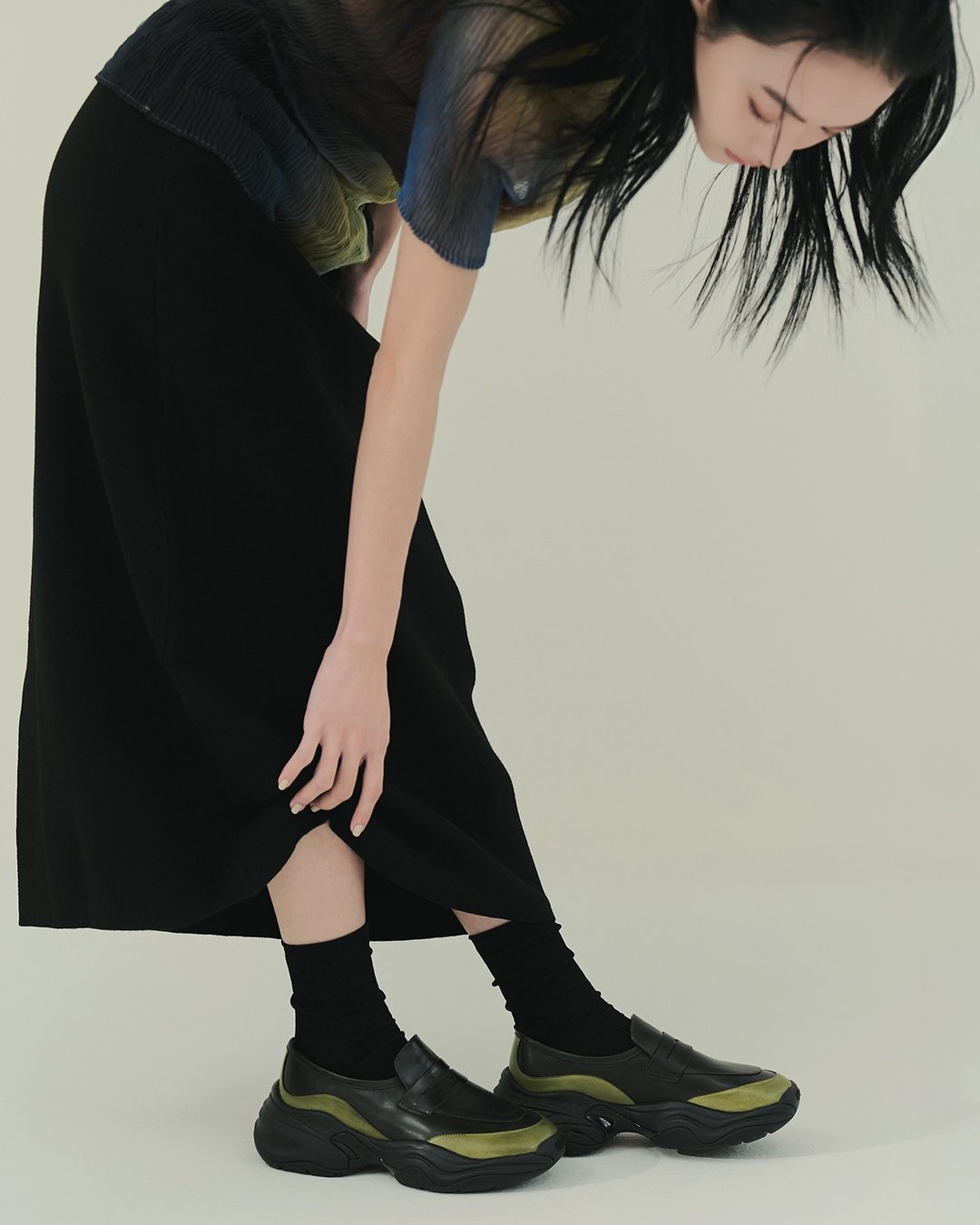 LEBE 佩尼乐福 - 橄榄绿 - 其他女款皮鞋 - 真皮 绿色