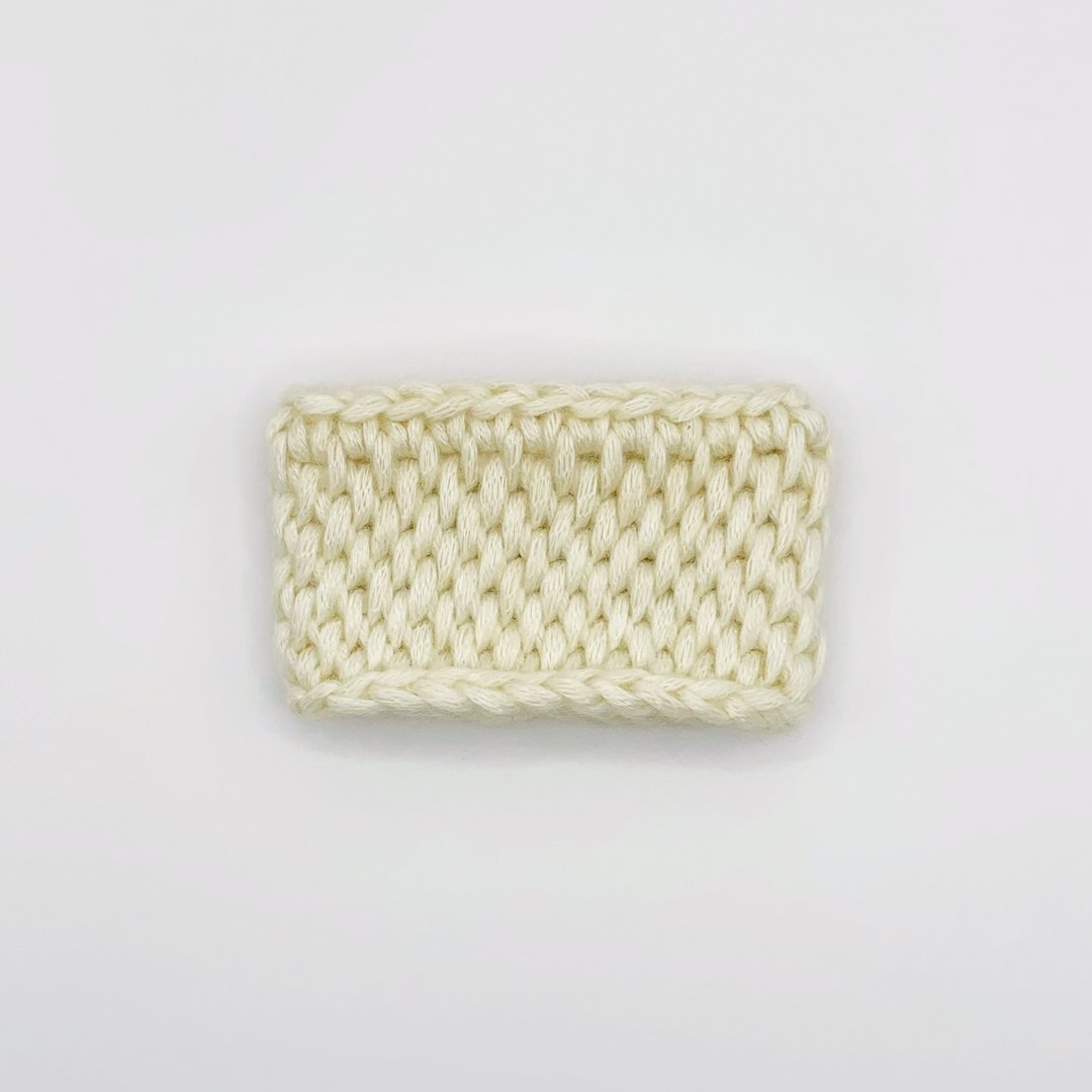 Bulky yarn cup sleeve - beige cream - 其他 - 聚酯纤维 卡其色