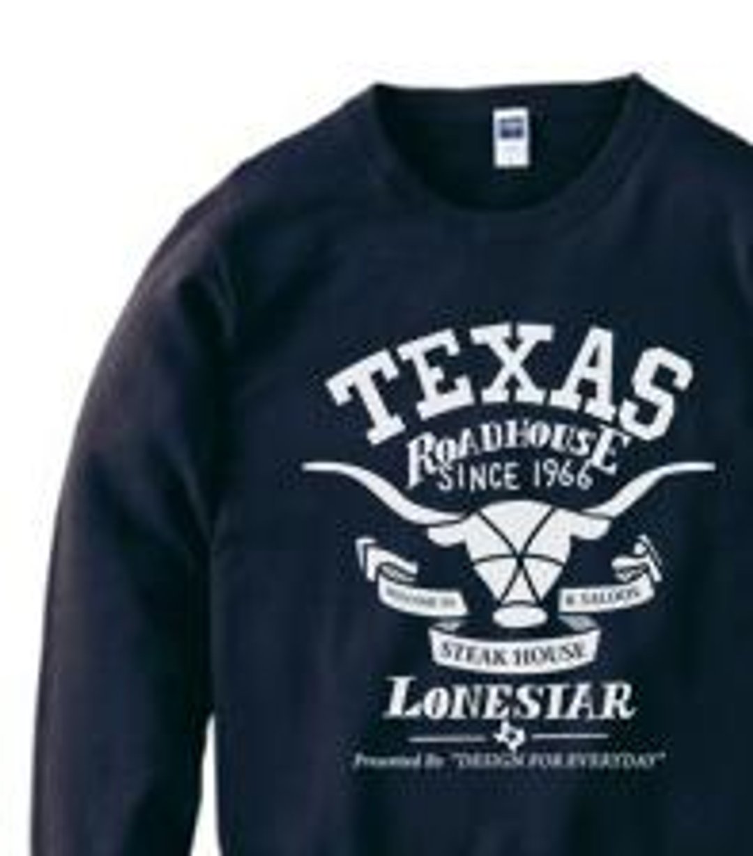 Texas Longhorn cattle Kazi trainer [order product] - 男装上衣/T 恤 - 棉 蓝色
